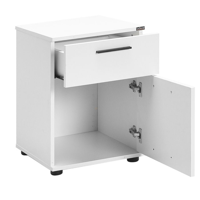 Hanah Home Mesilla de noche Kmd-611-Bb-1 Blanca Hanah Home Mesilla de noche Kmd-611-Bb-1 Blanca